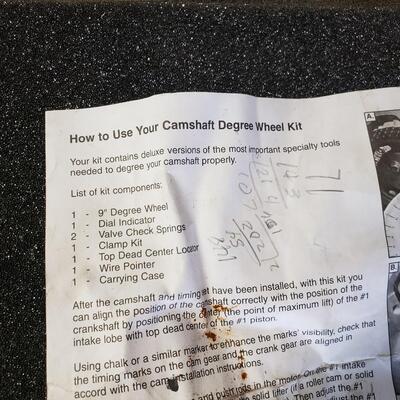 Camshaft Degree Wheel Kit