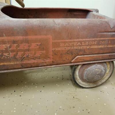 Fire Chief Pedal Car