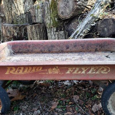 2 Radio Flyer Wagons & Pet Crate