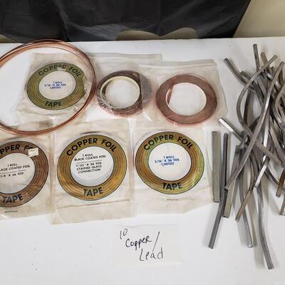 Copper Tape & Lead pieces
