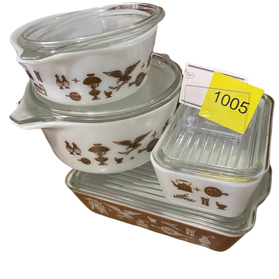 Vintage Corning ware set