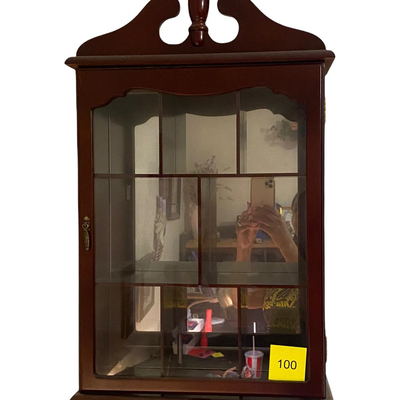 Vintage Curio wall cabinet