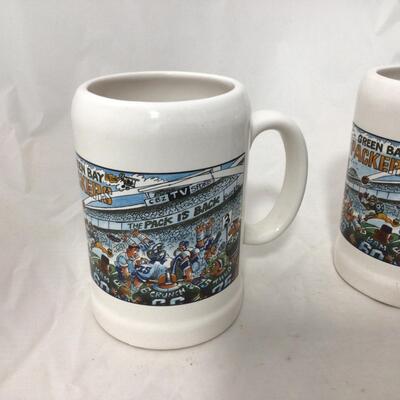 113) PACKERS | Fan Collector Steins