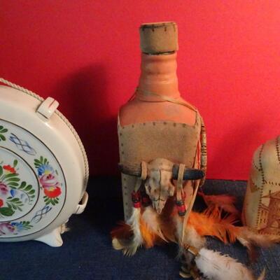 LOT 102  HOME DECOR BOTTLES