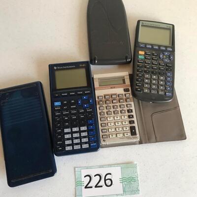 Lot of vintage Texas Instruments Scientific Calculators