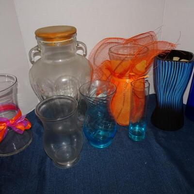 LOT 111. VASES