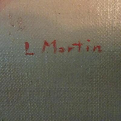 LOT 117. NATIVE AMERICAN ART BY L. MARTIN