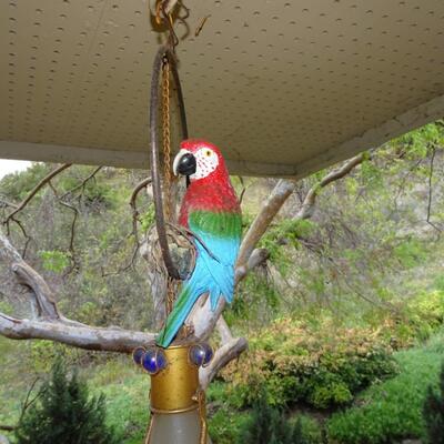 LOT 125. WIND CHIMES AND DECOR