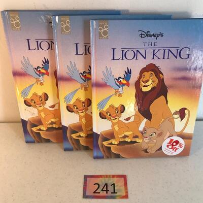 Lot of 3 Lion King Books