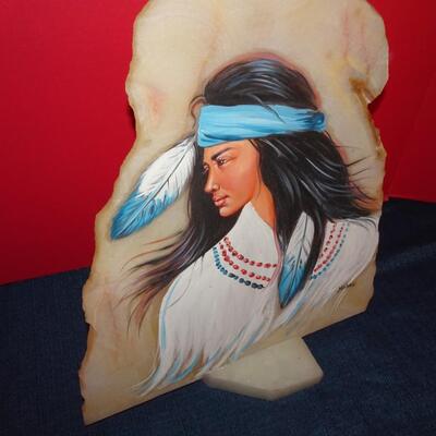 LOT 129. ART ON STONE
