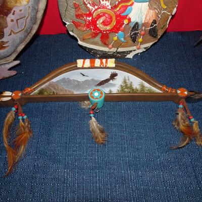LOT 130. NATIVE AMERICAN INSPIRED HOME DECOR
