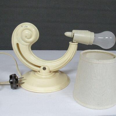 Vintage Art Deco Style Plastic Wall Lamp, Adjustible