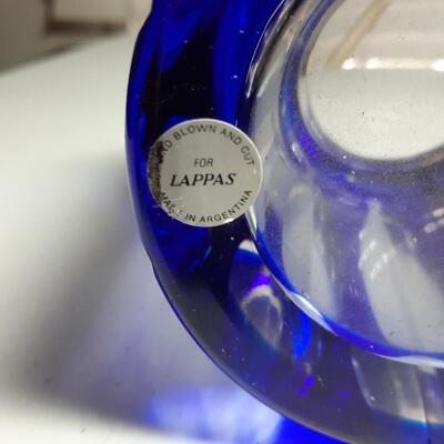 Lappas Hand blown crystal vase