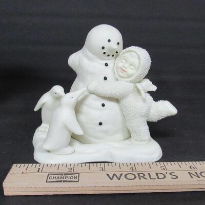 Vintage Dept 56 Snowbaby in Box, All We Need is Love