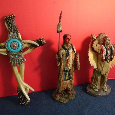 LOT 143.    NATIVE AMERICAN INSPIRED DECOR