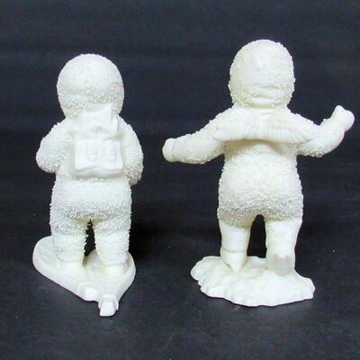 2 Small Vintage Dept 56 Snowbabies