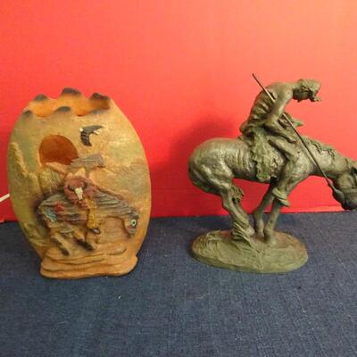 LOT 144.  NATIVE AMERICAN INSPIRED DECOR