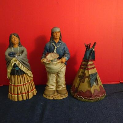 LOT 145.  NATIVE AMERICAN INSPIRED DECOR