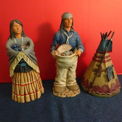 LOT 145.  NATIVE AMERICAN INSPIRED DECOR