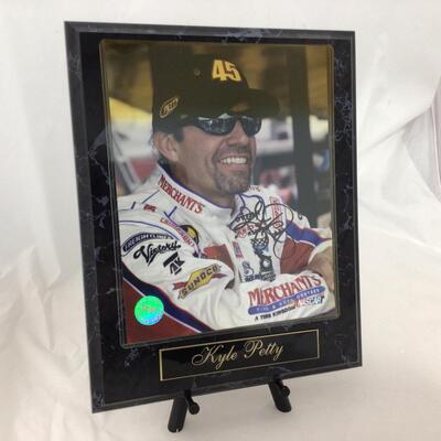 123) NASCAR | Signed Kyle Petty Plaque and Cars