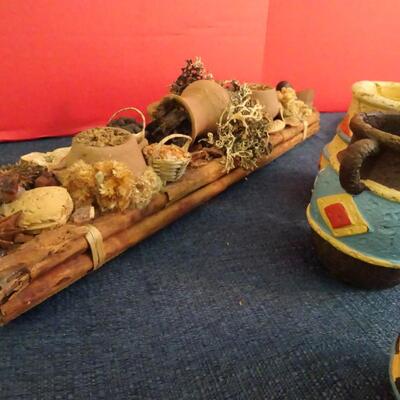 LOT 148.  NATIVE AMERICAN INSPIRED DECOR