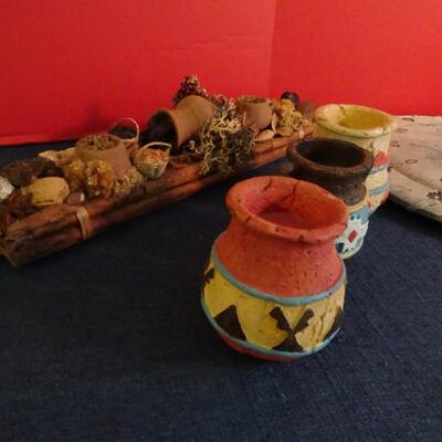 LOT 148.  NATIVE AMERICAN INSPIRED DECOR