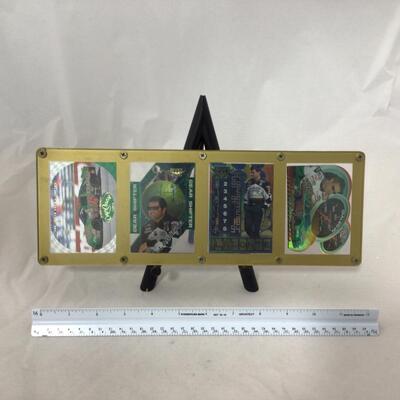124) NASCAR | Bobby Labonte Plaque and Collector Cards