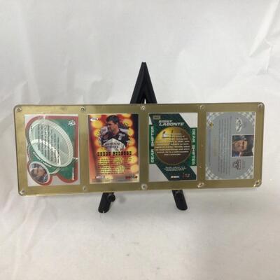 124) NASCAR | Bobby Labonte Plaque and Collector Cards