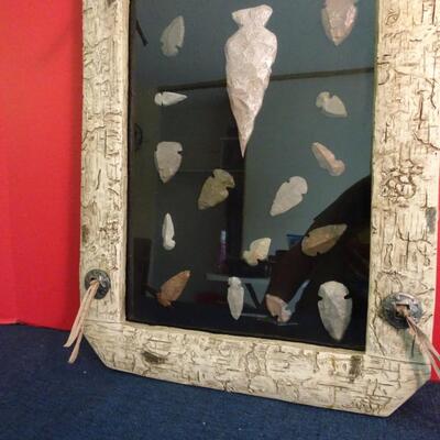 LOT 149. SIMULATED ARROWHEADS FRAMED