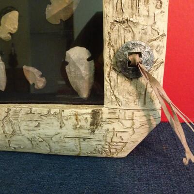 LOT 149. SIMULATED ARROWHEADS FRAMED