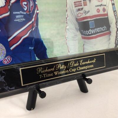125) NASCAR | Richard Petty and Dale Earnhardt Sr. Plaque