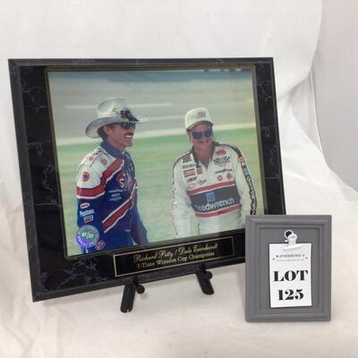 125) NASCAR | Richard Petty and Dale Earnhardt Sr. Plaque