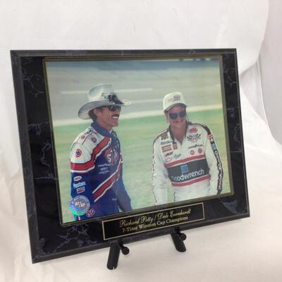 125) NASCAR | Richard Petty and Dale Earnhardt Sr. Plaque
