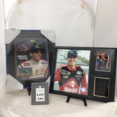 126) NASCAR | Adam Petty Collector Plaques