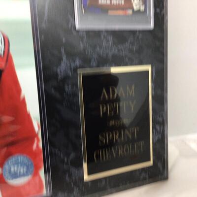 126) NASCAR | Adam Petty Collector Plaques