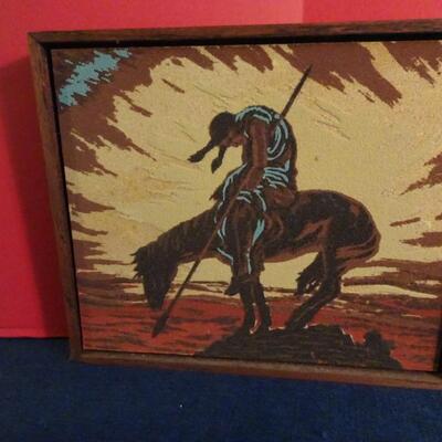 LOT 152.  NAVAJO SAND PAINTINGS