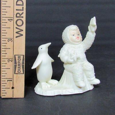 Vintage Dept 56 Snowbaby With Penguin