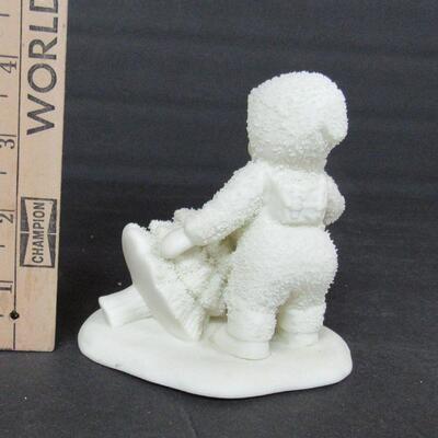 Vintage Dept 56 Snowbaby With Tree