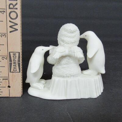 Vintage Dept 56 Snowbaby With Penguins