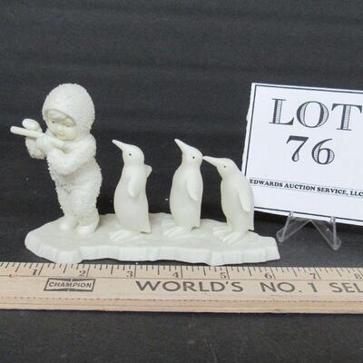 Vintage Dept 56 Snowbaby With Penguins