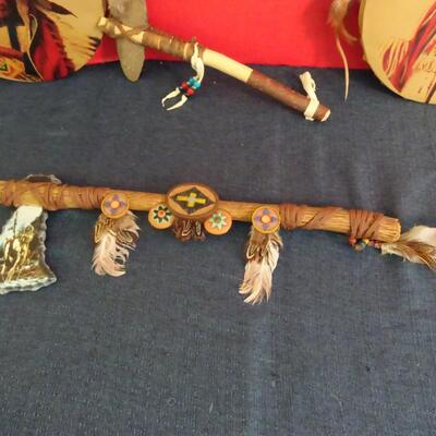 LOT 155. NATIVE AMERICAN INSPIRED DECOR
