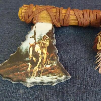 LOT 155. NATIVE AMERICAN INSPIRED DECOR