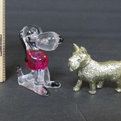 Lot of Misc Dog Figurines and Snoopy