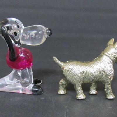 Lot of Misc Dog Figurines and Snoopy
