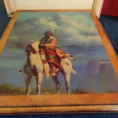 LOT 158. NATIVE AMERICAN INSPIRED DECOR