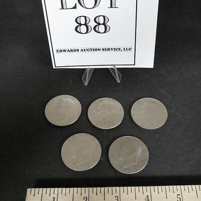 Lot of 5 Bicentennial Ike Dollar Coins, Eisenhower