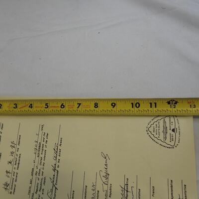 1995 Copy Titled "INSTRUMENT OF SURRENDER" Signed in Tokyo Bay Japan 2 SEPT 1945