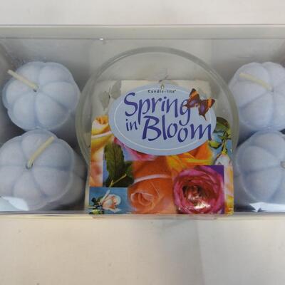 9 Pc Home Decor: Grandma Themed, Pictures with Verses, Vases, Candles, Card Game