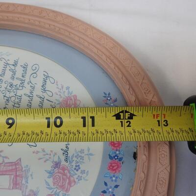 9 Pc Home Decor: Grandma Themed, Pictures with Verses, Vases, Candles, Card Game