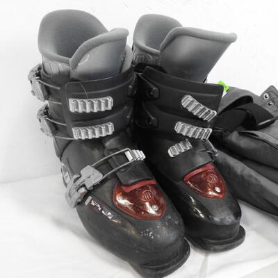 Tecnica Ski Boots, 258mm, Slalom Snow Pants, Size M 8